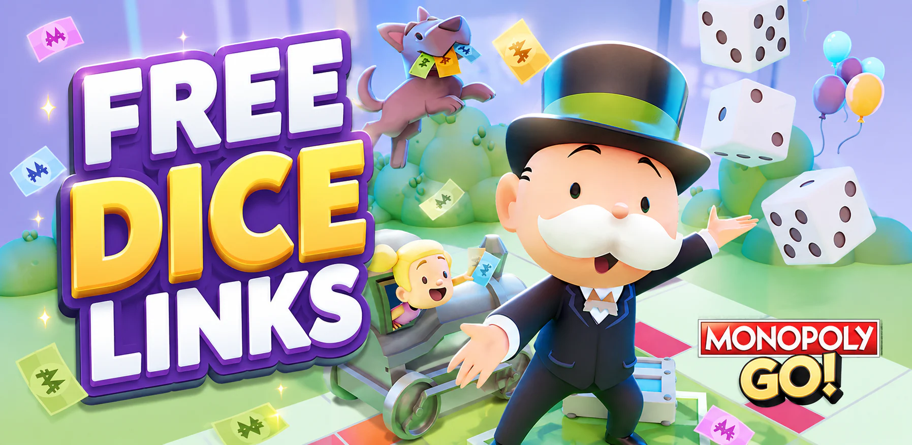 Links de dados grátis de Monopoly GO (setembro de 2026)